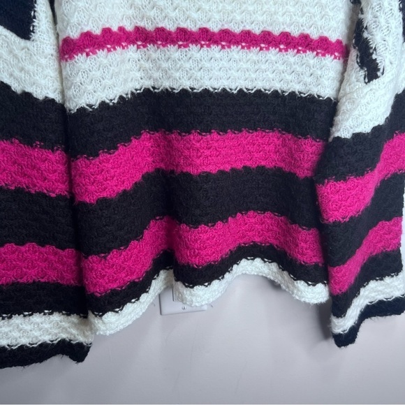 Kersh Striped Knit Cropped Sweater Size XXL - Picture 4 of 9
